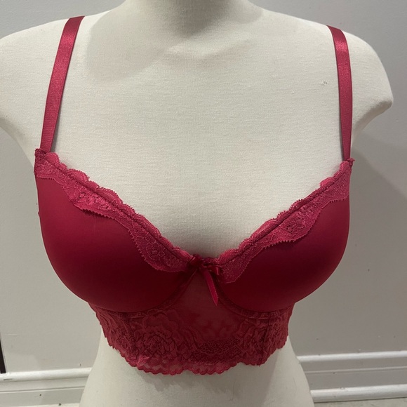 Other - Lace Trimmed Pink Bra
